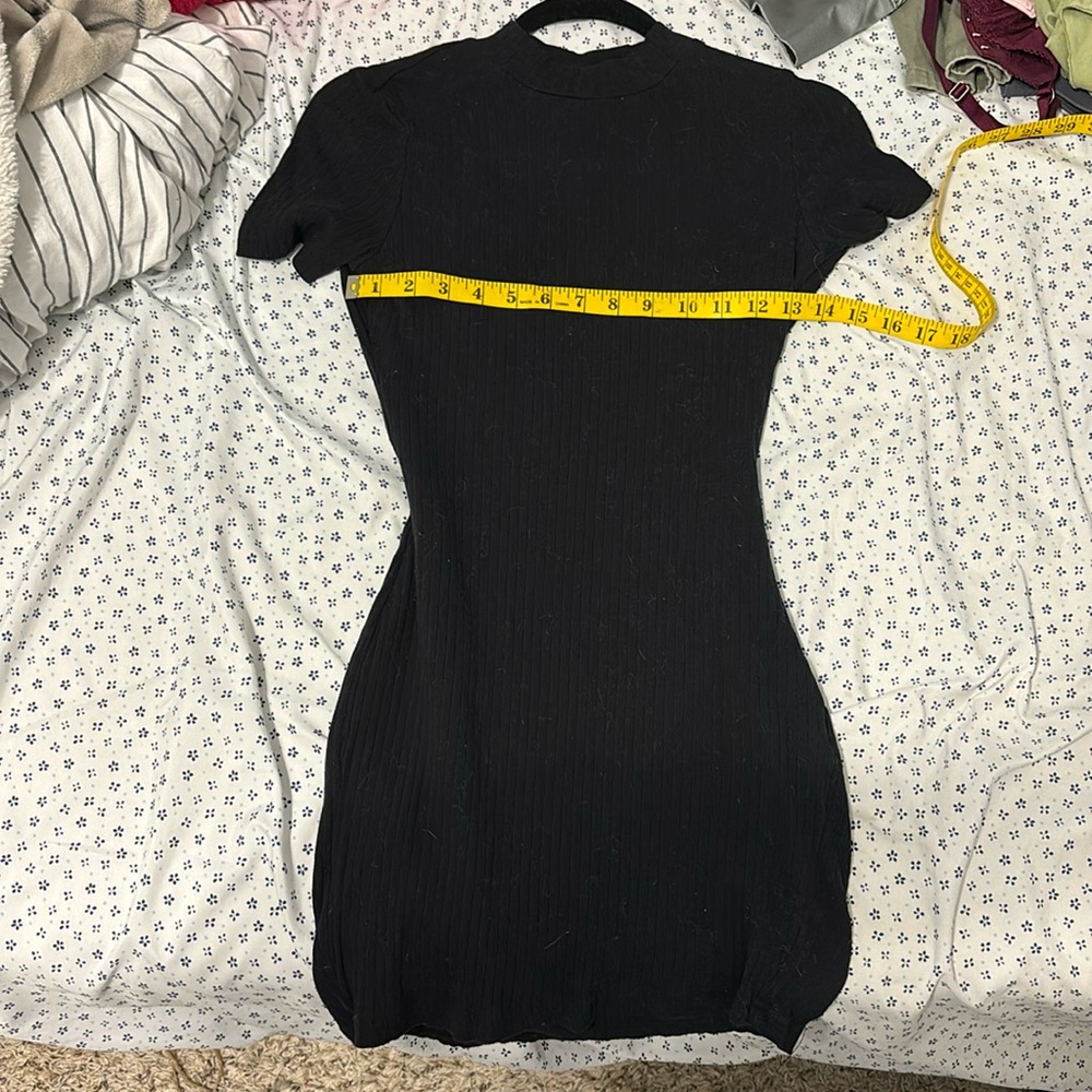 Body con moc neck dress
